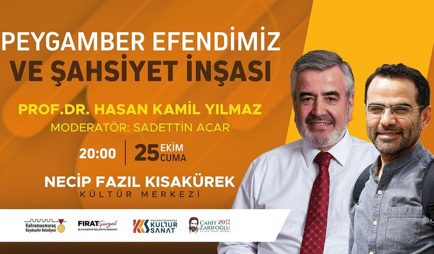 Prof. Dr. Yılmaz, Cahit Zarifoğlu Kültür Sanat Sezonu’nda!