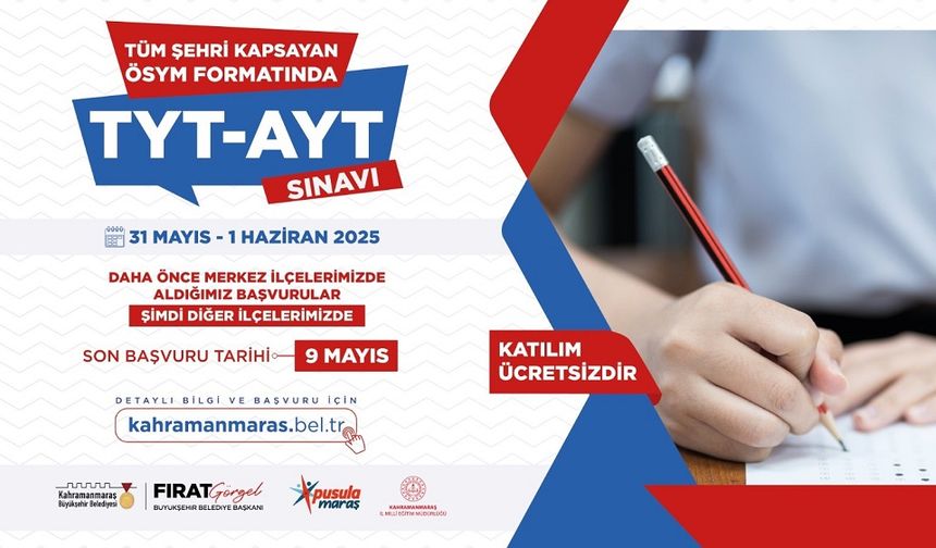 İlçelerde YKS Deneme Sınavı Başlıyor!