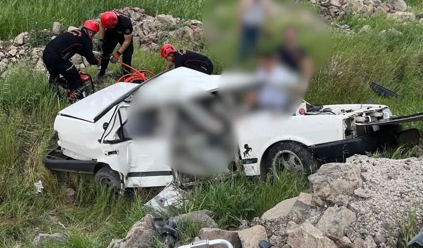 Kahramanmaraş’ta otomobil takla attı