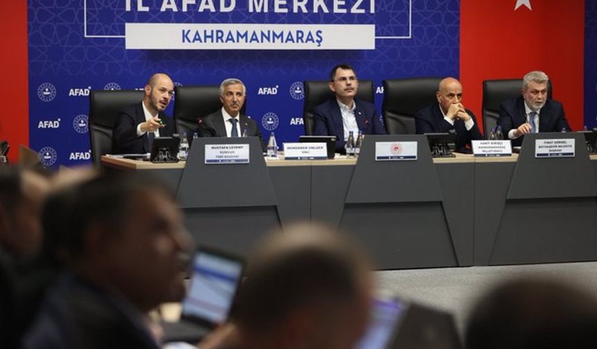 Bakan Kurum, Kahramanmaraş’ta