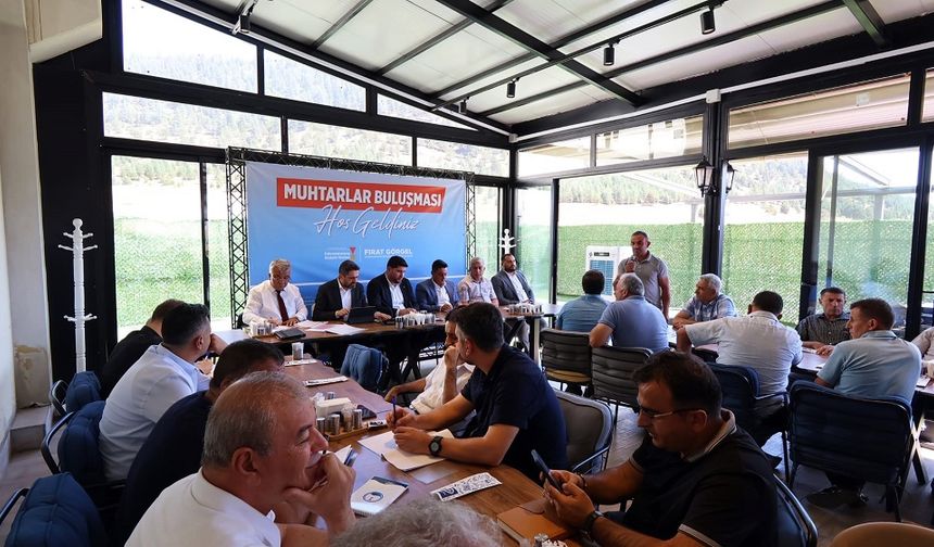 Göksun’da Büyükşehir’in Yatırım ve Projeleri Görüşüldü