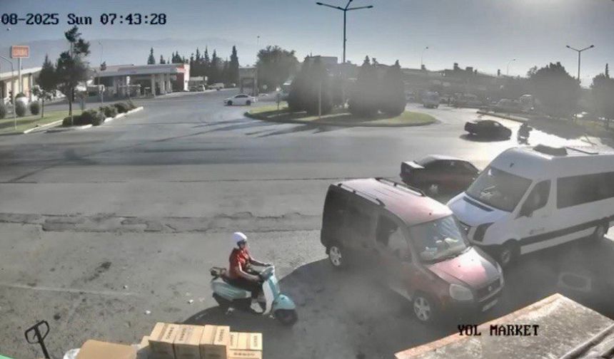Kahramanmaraş’ta otomobil ile motosiklet çarpıştı