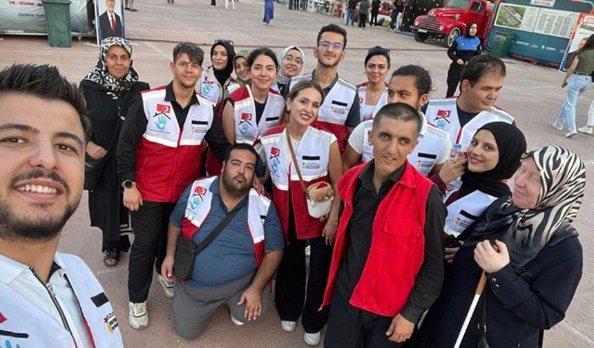 Görme Engelliler Derneği Üyeleri Engelsiz Fuar’da Buluştu