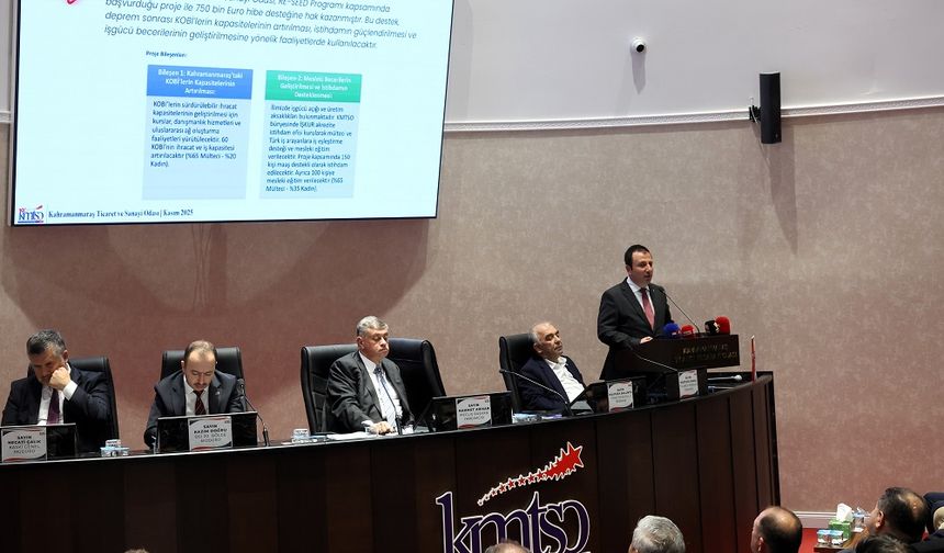 KMTSO Başkanı Buluntu: “Kahramanmaraş Güçlü Bir Dönüşüm Sürecinde”