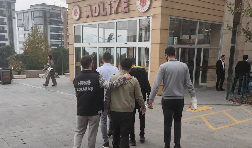 Kahramanmaraş’ta Narkotik Operasyonu: 4 Şüpheli Tutuklandı