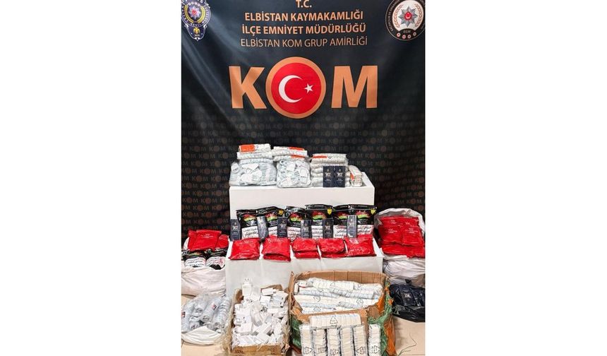 Göksun’da Kaçak Tütün ve Emtia Operasyonu