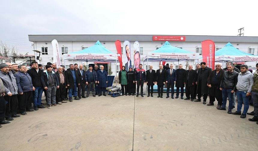 Kahramanmaraşlı Çiftçilere İş Makinesi Desteği