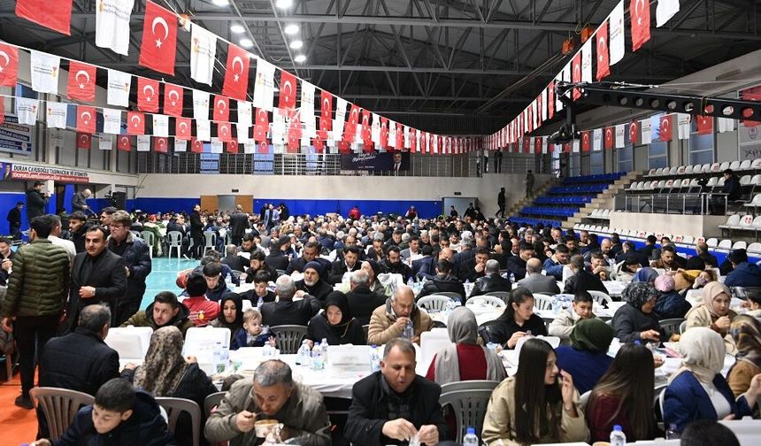 Gönül Sofrası Türkoğlu’nda Kuruldu