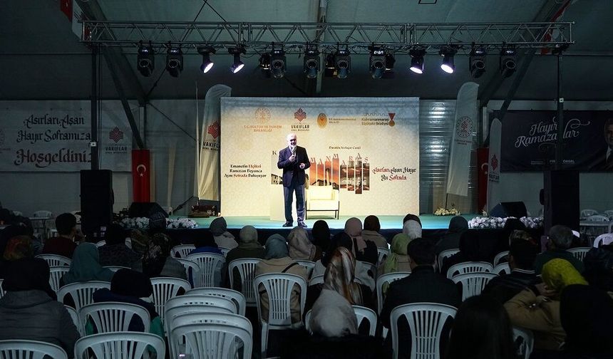 Emin Ay, Ramazan’ın İnsan ve Toplum Üzerindeki Etkilerini Anlattı