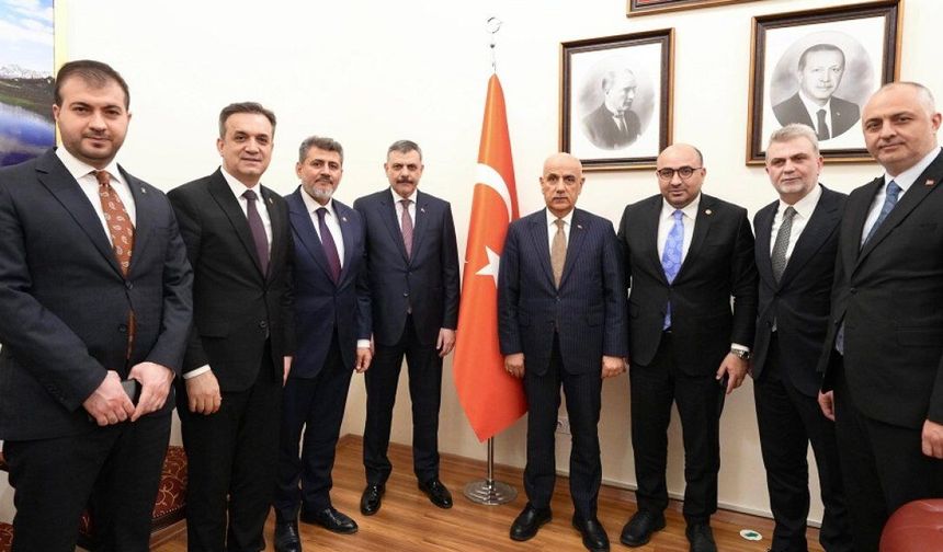 Kahramanmaraş Heyeti İçişleri Bakanı Çiftçi ile Bir Araya Geldi