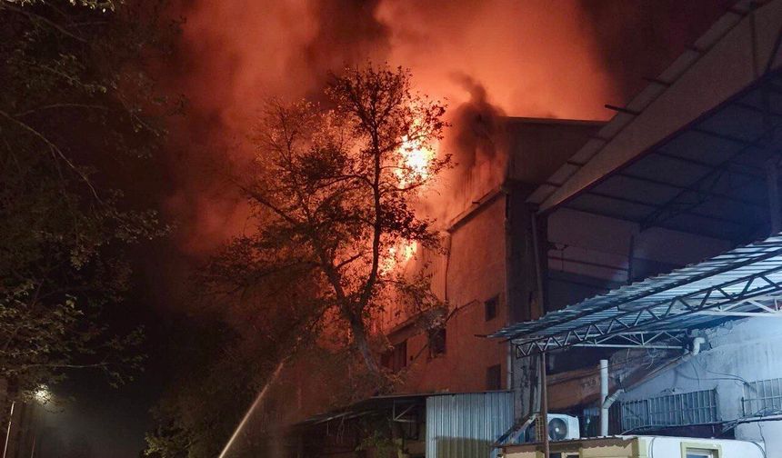 Kahramanmaraş’ta ahşap atölyesinde yangın