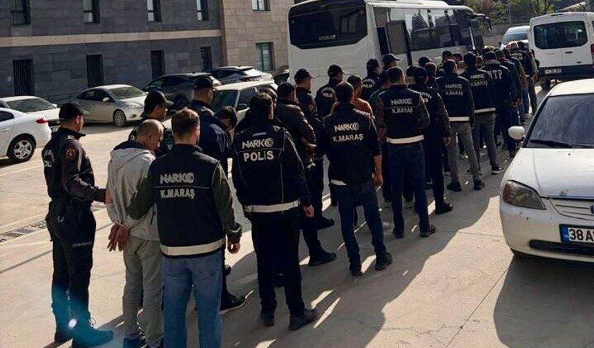 Kahramanmaraş’ta zehir tacirlerine ağır darbe