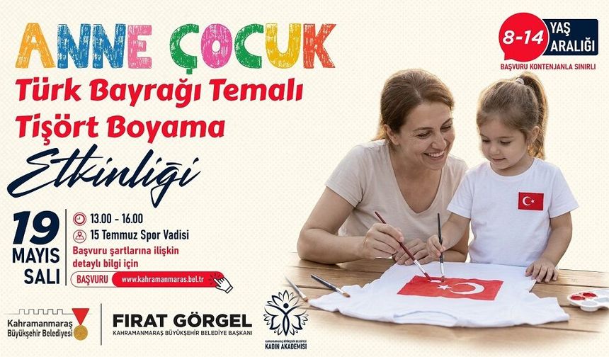 19 Mayıs’a Özel Anne – Çocuk Etkinliği; Başvurular Başladı