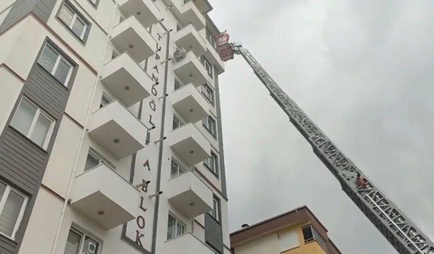 Kahramanmaraş’ta 10 Katlı Binada Yangın