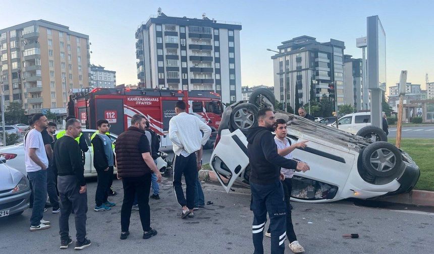Kahramanmaraş’ta 12 Saatte 4 Ayrı Trafik Kazası: 10 Yaralı