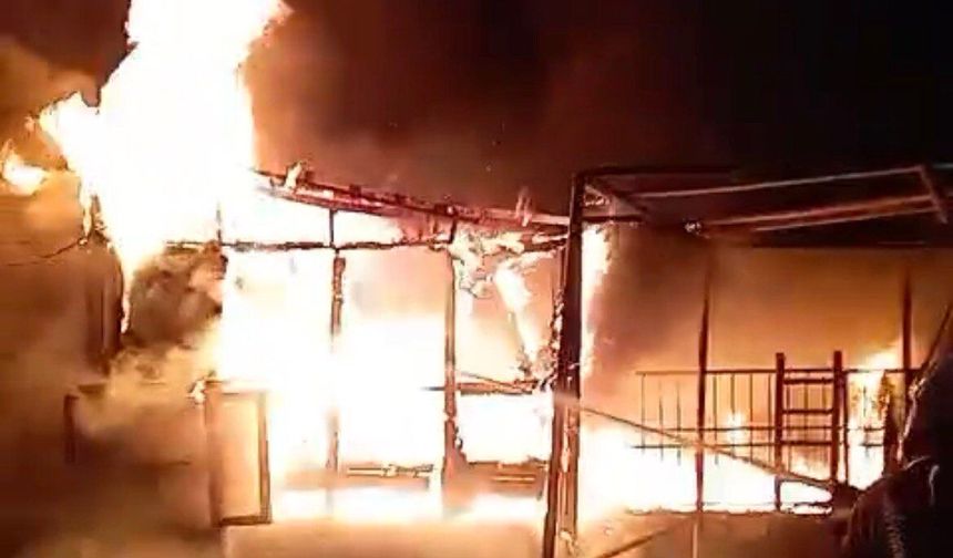 Kahramanmaraş’ta Ev Yangını: Ev Kullanılamaz Hale Geldi