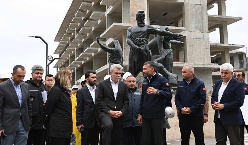 Başkan Görgel, Kentsel Tasarım Alanlarında İncelemelerde Bulundu