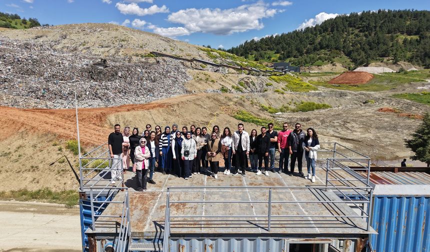 KSÜ Öğrencilerine Katı Atık Yönetim Süreçleri Tanıtıldı