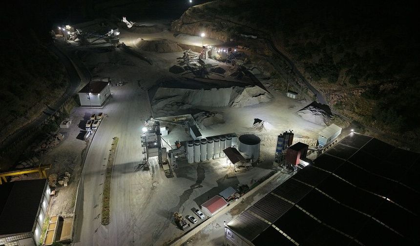 Asfalt Üretim Tesisi’nde 7/24 Kesintisiz Mesai…