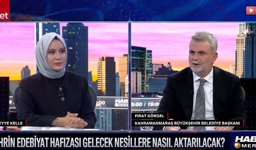 Başkan Görgel, TVNET Canlı Yayınında UNESCO Edebiyat Şehri Sürecini Anlattı