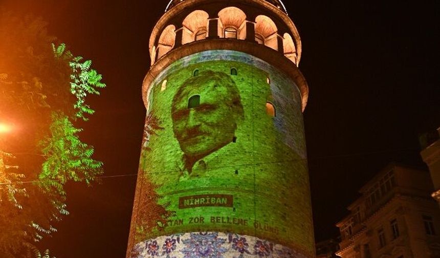 Kahramanmaraş’ın “Edebiyat” Işığı Galata Kulesi’ne Yansıdı
