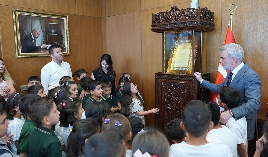 Başkan Görgel, Minik Öğrencileri Ağırladı