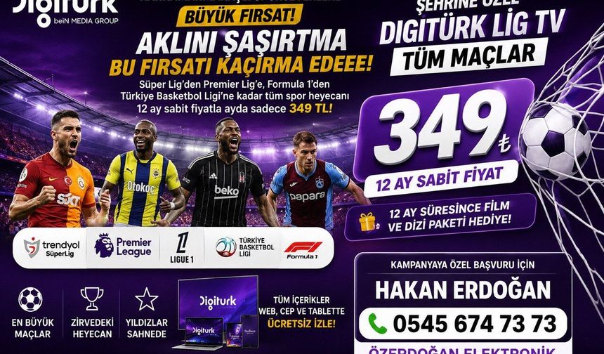 Digiturk’ten Kahramanmaraşlı Sporseverlere Özel Kampanya