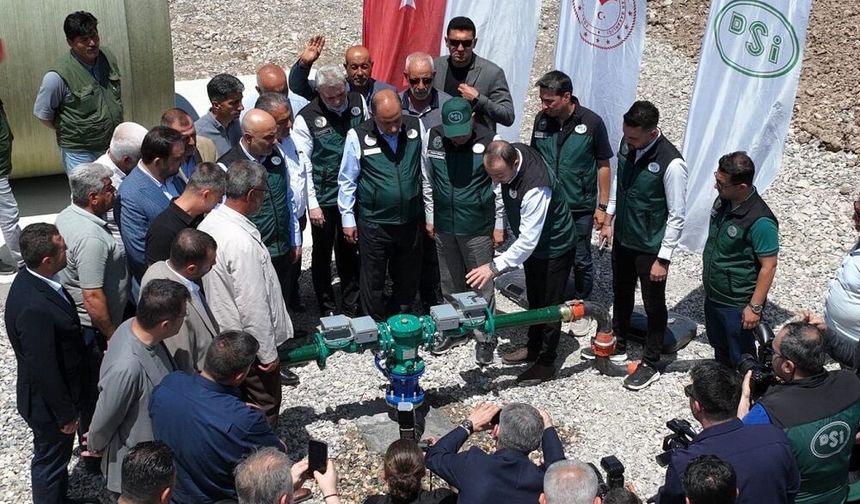 Kartalkaya Sulama Projesinde Son Durum Yerinde İncelendi