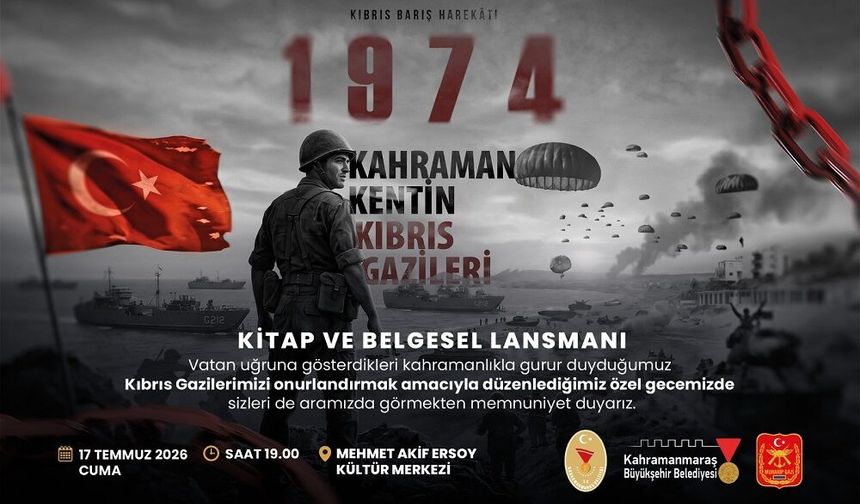 Kahramanmaraşlı Kıbrıs Gazilerinin Hatıraları Kitap ve Belgeselle Geleceğe Taşınıyor