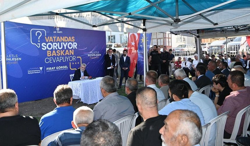 Görgel; “Kahramanmaraş’ımızı Geleceğe Güçlü Yatırımlarla Hazırlıyoruz”