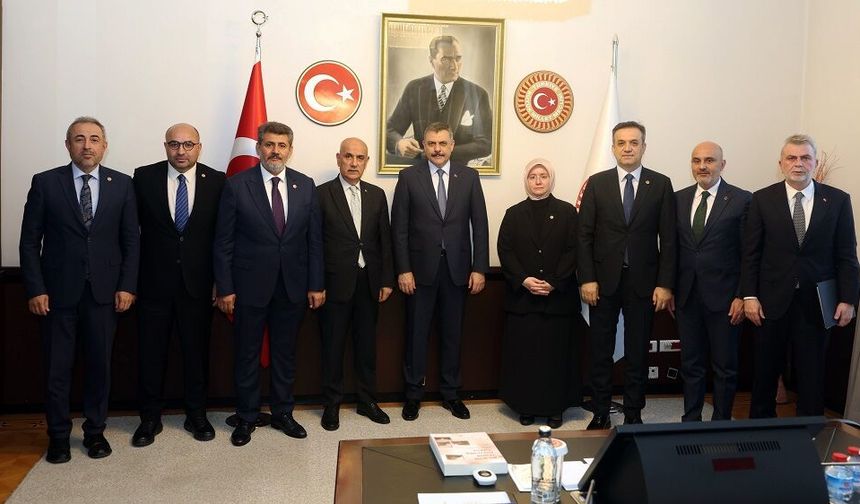 AK Parti Kahramanmaraş Heyetinden Ankara’da Önemli Temaslar