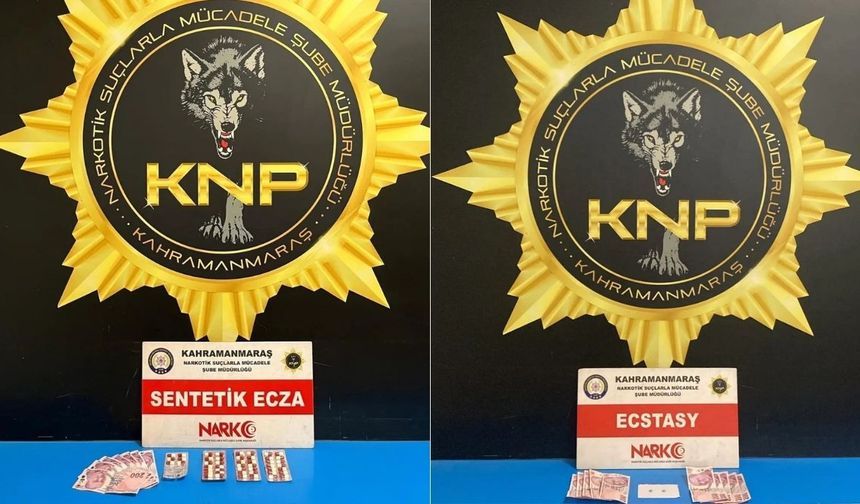 Kahramanmaraş’ta narkotik operasyonu 3 tutuklama