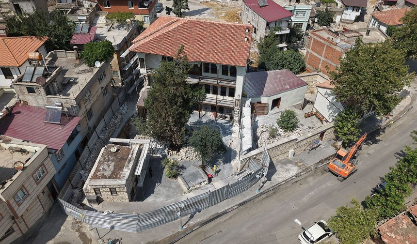 Tarihi Kocabaş Konağı Aslına Uygun Şekilde Yeniden Hayat Buluyor