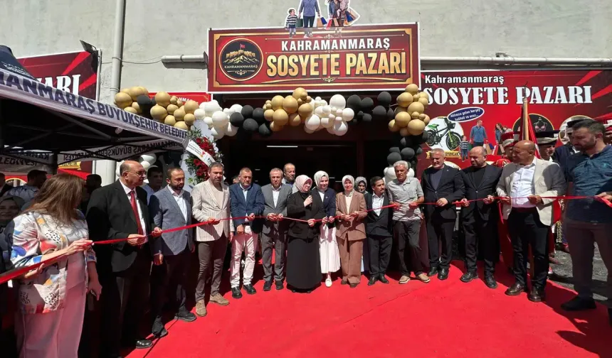 Kahramanmaraş Sosyete Pazarı Yeni Yerinde Açıldı