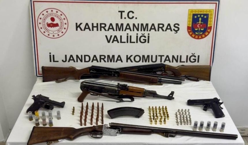 Kahramanmaraş’ta jandarmadan iki operasyon 11 tutuklama