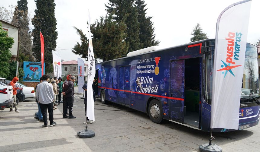 Pusula Maraş’ın Bilim Otobüsü Yeni Eğitim Döneminde de Yollarda