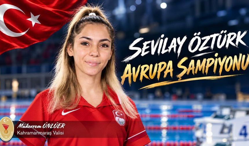 Kahramanmaraşlı Millî Sporcu Avrupa Birincisi