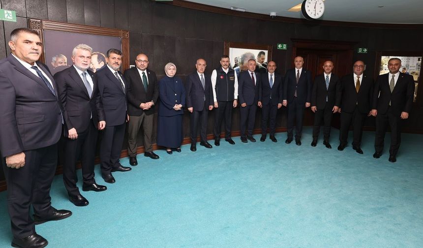 AK Parti Kahramanmaraş Heyetinden İçişleri Bakanı Çiftçi’ye Ziyaret